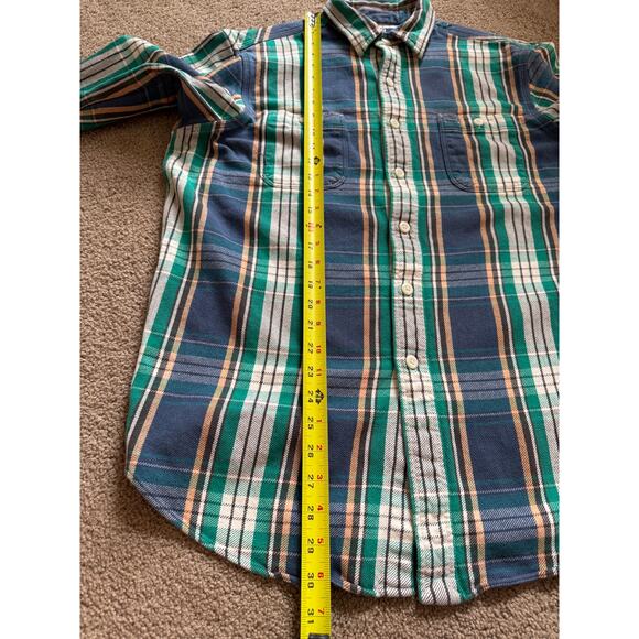 Vintage Polo by Ralph Lauren Mens Flannel Button Up Shirt Plaid Cotton Gorpcore - Picture 5 of 8